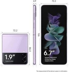 GSM UNLOCKED – Samsung Galaxy Z Flip3 5G SM-F711N 256GB Lavender – OPEN BOX
