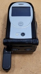 Motorola i930 – Silver and Black ( Nextel ) Very Rare iDEN Flip Phone – Bundled