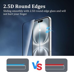 2PCS Screen Protector for iPhone 17 Tempered Glass Anti Scratch Bubble Free Case