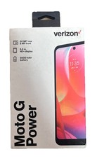 🛑Verizon Motorola Moto G Power 64GB Dark Grove Phone, Locked to Verizon Prepaid