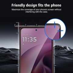 2+2 Pack for Motorola Moto G 5G 2026 Privacy Screen Protector with Camera Lens P