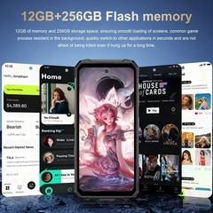 R26 Ultra 5G Rugged Smartphone 12GB+256G Dual Sim Unlocked Cell Phone 10000mAh