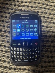 BlackBerry Curve 9300 QWERTY Bar Phone Black 256MB 2MP GSM Wi-Fi 2G