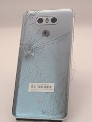Read* LG G6 – 32GB – Ice Platinum (Verizon) ~60599