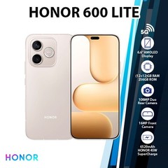 (New) Honor 600 Lite 5G Android Cell Phone (GOLD/12GB+256GB/Dual SIM/Unlocked)