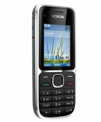 Nokia C Series C2-01 Black Gold Unlocked Hebrew English Keyboard Bar Phone