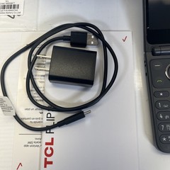 TCL Flip 3 T435V Verizon Unlocked 16GB Flip Phone 4G LTE Gray