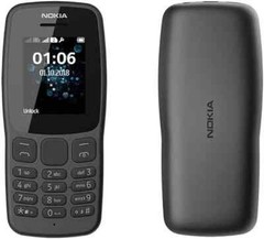 Nokia 106 2018 Dual Sim Unlocked FM Radio Big Button Mobile Cell Phone Version