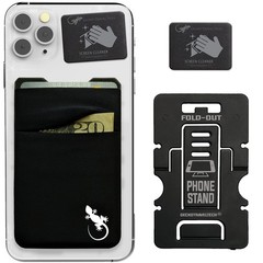 Double Pocket Gecko Wallet – Smartphone Adhesive – Cell Pouch – Mobile Stick …
