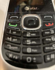 Alcatel – Silver on black (AT&T) Cellular Phone