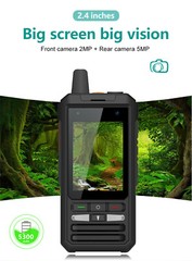 F80S 4G Android Smart Phone PTT Walkie Talkie Zello Bluetooth WIFI Radio 1GB+8GB