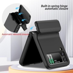 Samsung Z Flip 3 & Z Flip 4 Universal Case with Hinge Protection, Black