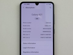 Samsung Galaxy A31 (SM-A315G/DS) 128GB – Blue (GSM Unlocked) Dual SIM – K9063