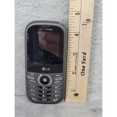 LG VN250 Cosmos Verizon 3G CDMA Slider Cell Phone Black Gray For Parts Repair