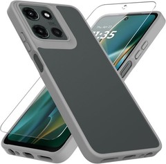 Motorola Moto G 5G 2025/2026 & Moto G Play 2026 Case with Tempered Glass Protect