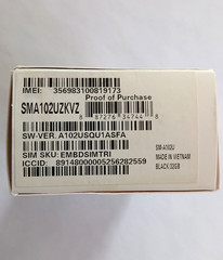 Samsung Galaxy A10e Verizon 32GB Black Android Cracked Fully Functional 2019