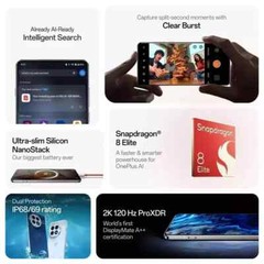 OnePlus 13 Smarter AI (12GB RAM, 256GB Storage Arctic Dawn) Global Version