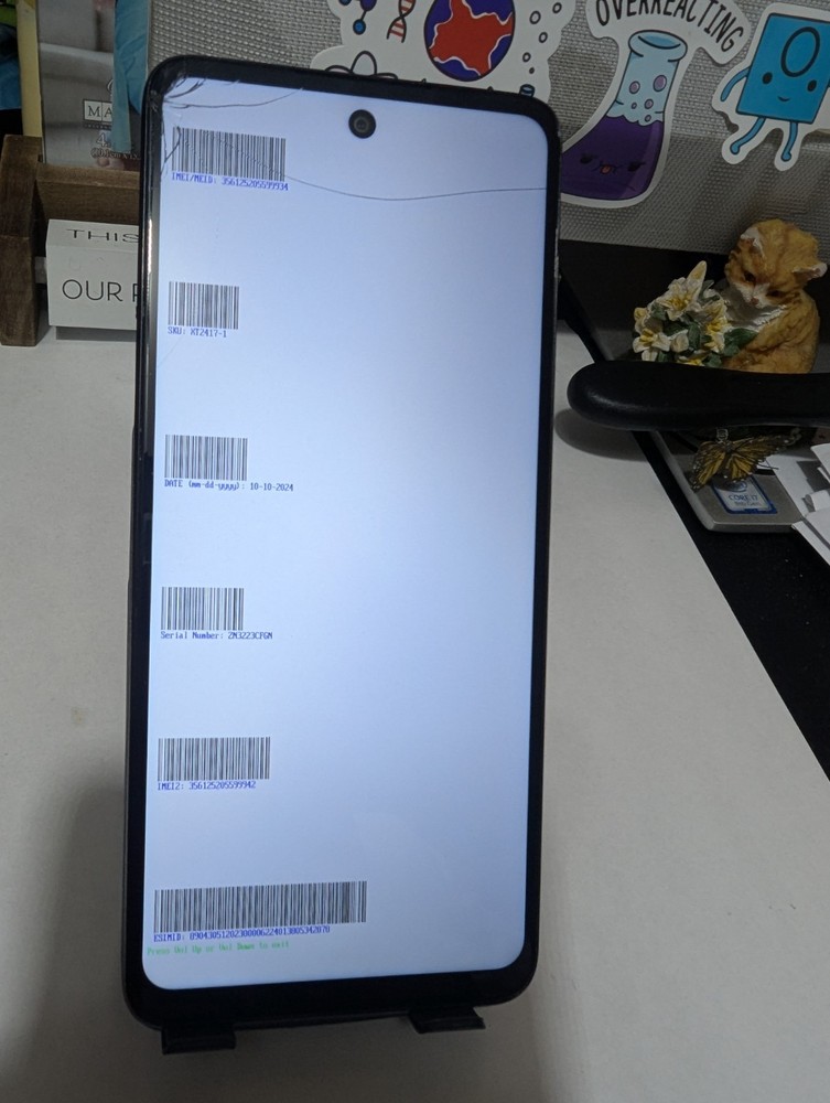 ⚠️READ⚠️ Motorola Moto G 5G (2024), 128GB Green | XT2417-1, Damaged #6515