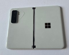 White Microsoft Surface Duo 2 Android Phone 128GB -Works but CRACKS near Camera