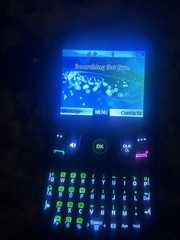 Pantech PCD Razzle Qwerty Swivel Phone TXT8030 Black Verizon w Charge r RARE