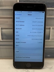 Apple iPhone 6 A1549 Space Gray 64GB AT&T Locked Smartphone 4.7” Good Condition