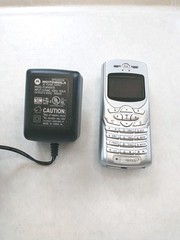 Rare Vintage Motorola C650 Phone Silver T-Mobile