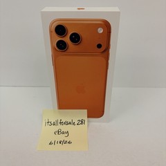 BRAND NEW SEALED iPhone 17 Pro Max Unlocked 256gb Cosmic Orange