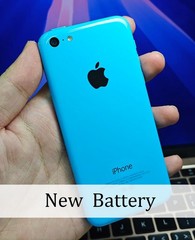 Apple iPhone 5c (Unlocked) New Battery – 8 GB / 16 GB / 32GB – Blue New Battery