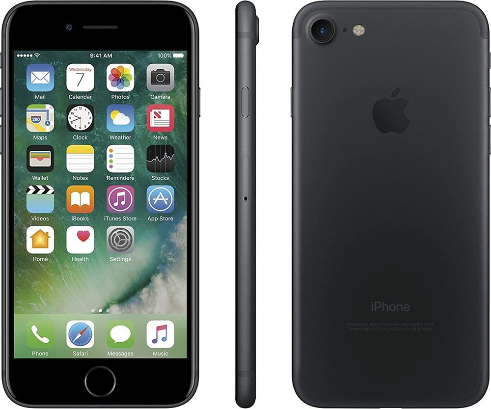 Apple iPhone 7 32GB Matte Black Unlocked | Rare iOS 13 (13.4.1) | Poor (C-Grade)