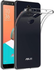 Asus ZenFone 5Q ZC600KL (6 inch) Soft TPU Rubber Gel Bumper Transparent Back Cov