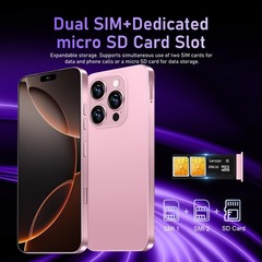 G16 Pro Max 8+256GB Unlocked Cell Phone Android 15 Dual SIM 5G Smartphone Mobile