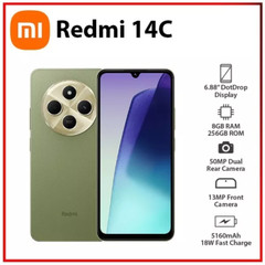Xiaomi Redmi 14C (256GB+8GB) 4G Factory Unlocked GSM Cell Phone Android 5160mAh