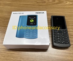 Original Nokia 105 4G Black Blue Dual SIM Unlocked cell phone – New Sealed
