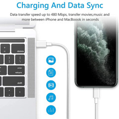 20W USB-C Fast Wall Charger PD Adapter +3ft Cable For iPhone 14/13/12/11 XR Pro