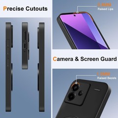 For Xiaomi Redmi Note 13 Pro Case with Shockproof Protection & Screen Protector